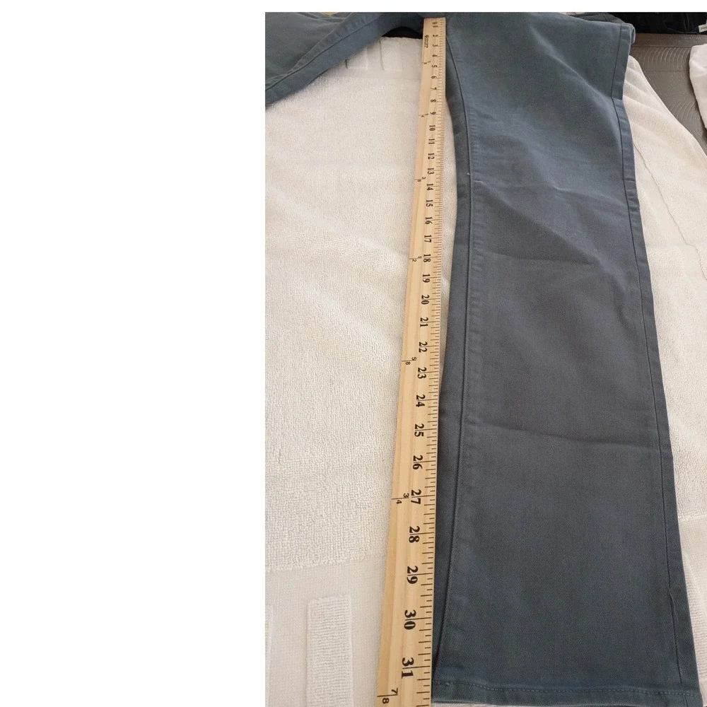 J Crew Slim Garment Dyed Chinos Pants Mens‎ 29x32 Gray Flex Slim Fit; RET $138